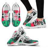 Boston Terrier Christmas Running Shoes For Women- Free Shipping