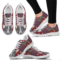 Australian Cattle Dog Print Christmas Running Shoes For Women-Free Shipping