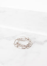 Bracelet 70 in Burnished Silver